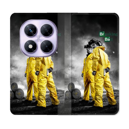 Housse Cuir Portefeuille Pour Xiaomi Redmi Note 14 PRO 4G Breaking Bad Affiche