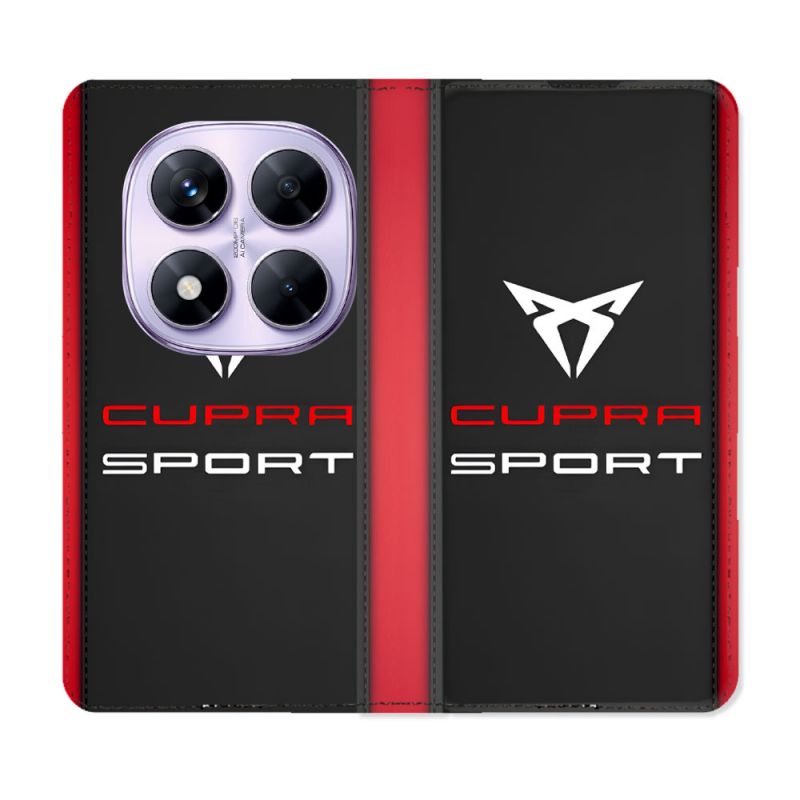 Housse Cuir Portefeuille Pour Xiaomi Redmi Note 14 PRO 4G Cupra