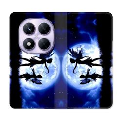 Housse Cuir Portefeuille Pour Xiaomi Redmi Note 14 PRO 4G Fantastique Fee Lune