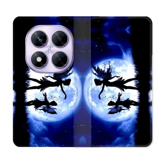 Housse Cuir Portefeuille Pour Xiaomi Redmi Note 14 PRO 4G Fantastique Fee Lune