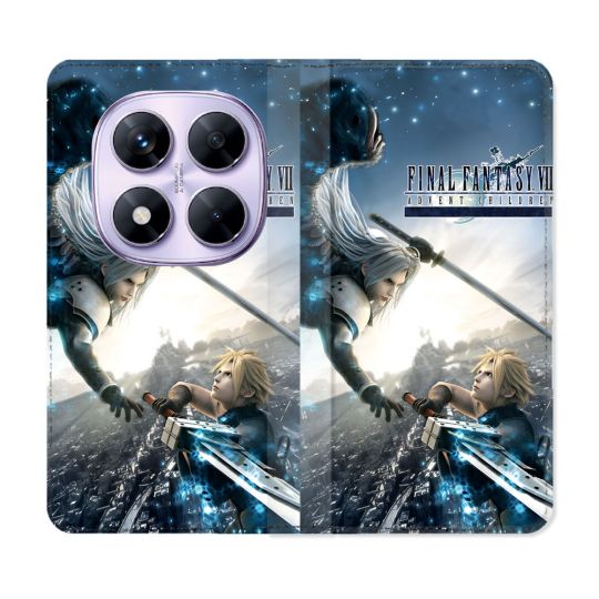 Housse Cuir Portefeuille Pour Xiaomi Redmi Note 14 PRO 4G Final Fantaisy