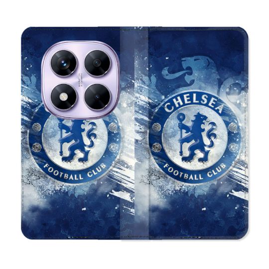 Housse Cuir Portefeuille Pour Xiaomi Redmi Note 14 PRO 4G Foot Chelsea