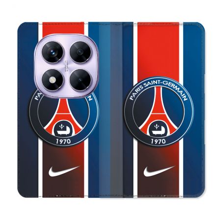 Housse Cuir Portefeuille Pour Xiaomi Redmi Note 14 PRO 4G Foot PSG 1970