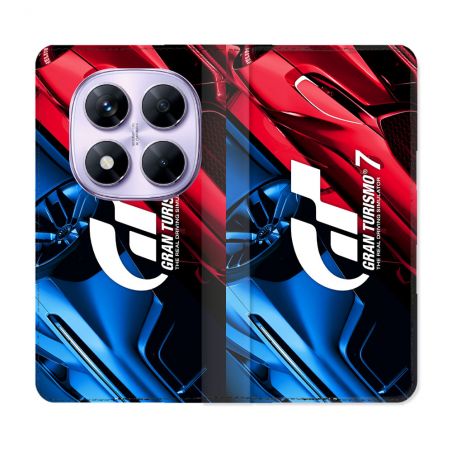 Housse Cuir Portefeuille Pour Xiaomi Redmi Note 14 PRO 4G Gran Turismo