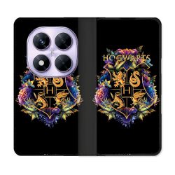 Housse Cuir Portefeuille Pour Xiaomi Redmi Note 14 PRO 4G Harry Potter Hogwarts