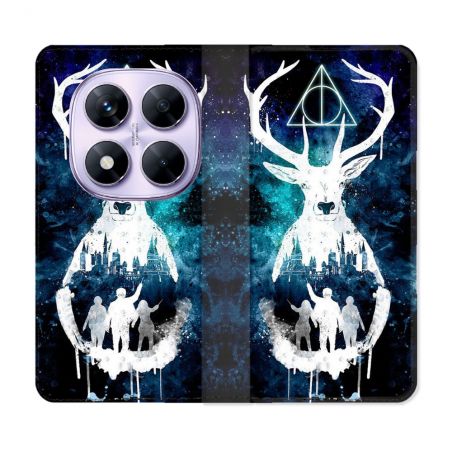 Housse Cuir Portefeuille Pour Xiaomi Redmi Note 14 PRO 4G Harry Potter Patronome