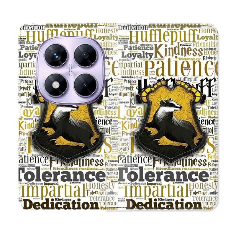 Housse Cuir Portefeuille Pour Xiaomi Redmi Note 14 PRO 4G Harry Potter Poursouffle