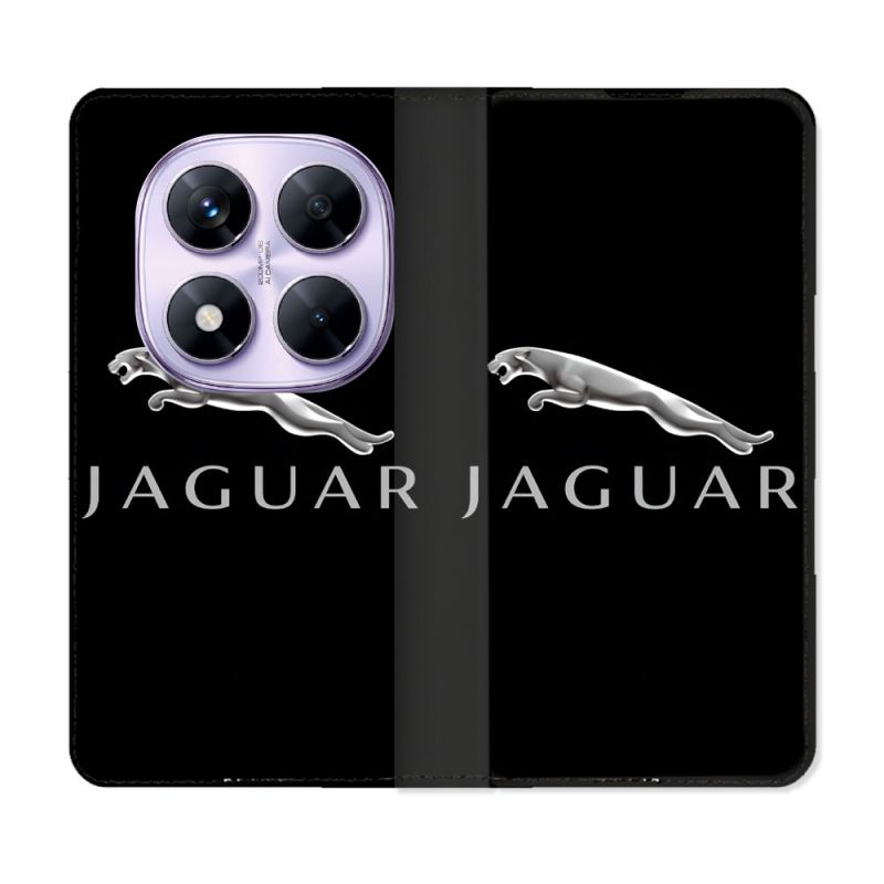 Housse Cuir Portefeuille Pour Xiaomi Redmi Note 14 PRO 4G Jaguar