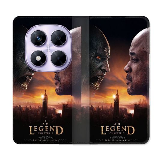 Housse Cuir Portefeuille Pour Xiaomi Redmi Note 14 PRO 4G Je suis une Légende