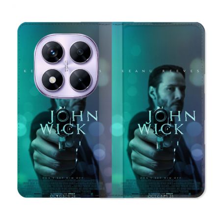 Housse Cuir Portefeuille Pour Xiaomi Redmi Note 14 PRO 4G John Wick