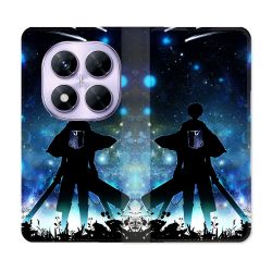 Housse Cuir Portefeuille Pour Xiaomi Redmi Note 14 PRO 4G Manga Attaque Titans Levi
