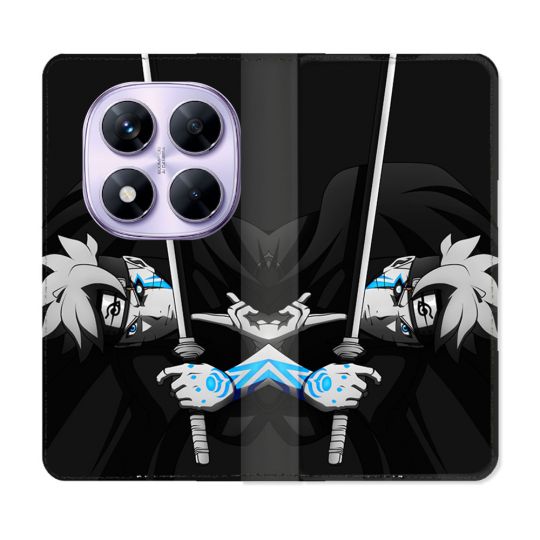 Housse Cuir Portefeuille Pour Xiaomi Redmi Note 14 PRO 4G Manga Boruto Epée