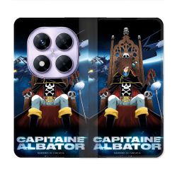 Housse Cuir Portefeuille Pour Xiaomi Redmi Note 14 PRO 4G Manga Capitaine Albator