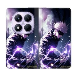 Housse Cuir Portefeuille Pour Xiaomi Redmi Note 14 PRO 4G Manga Jujutsu Kaisen Gojo Saturo