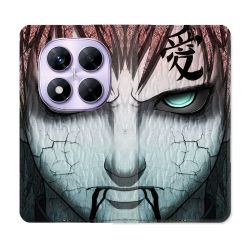 Housse Cuir Portefeuille Pour Xiaomi Redmi Note 14 PRO 4G Manga Naruto Gaara