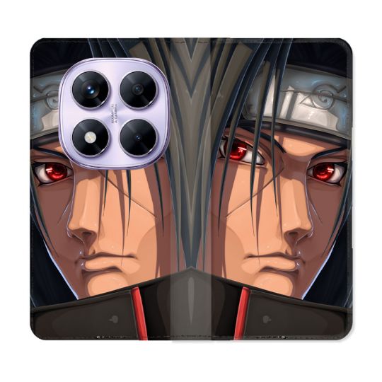 Housse Cuir Portefeuille Pour Xiaomi Redmi Note 14 PRO 4G Manga Naruto Itachi Visage