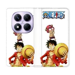 Housse Cuir Portefeuille Pour Xiaomi Redmi Note 14 PRO 4G Manga One Piece Chopper