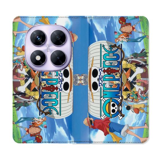 Housse Cuir Portefeuille Pour Xiaomi Redmi Note 14 PRO 4G Manga One Piece Sunny