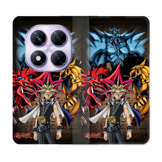 Housse Cuir Portefeuille Pour Xiaomi Redmi Note 14 PRO 4G Manga Yu Gi Oh
