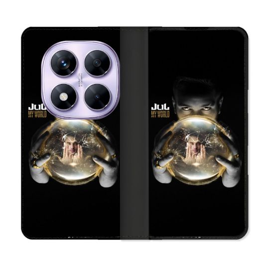 Housse Cuir Portefeuille Pour Xiaomi Redmi Note 14 PRO 4G Musique Jul Affiche