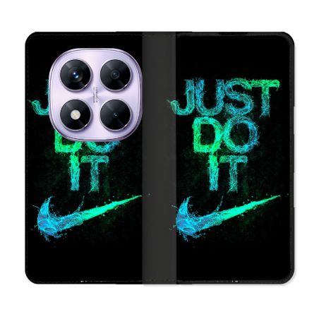 Housse Cuir Portefeuille Pour Xiaomi Redmi Note 14 PRO 4G Nike Just Do It