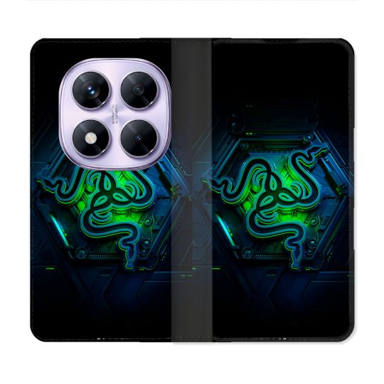 Housse Cuir Portefeuille Pour Xiaomi Redmi Note 14 PRO 4G Razer