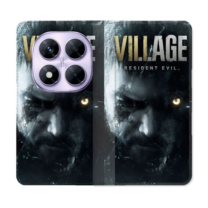 Housse Cuir Portefeuille Pour Xiaomi Redmi Note 14 PRO 4G Resident Evil