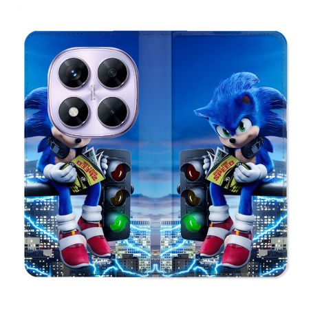 Housse Cuir Portefeuille Pour Xiaomi Redmi Note 14 PRO 4G Sonic