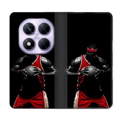 Housse Cuir Portefeuille Pour Xiaomi Redmi Note 14 PRO 4G Sport Basketeur