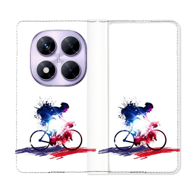 Housse Cuir Portefeuille Pour Xiaomi Redmi Note 14 PRO 4G Sport Cyclisme France