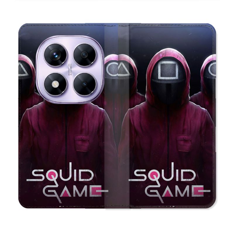 Housse Cuir Portefeuille Pour Xiaomi Redmi Note 14 PRO 4G Squid Game