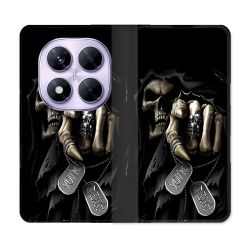 Housse Cuir Portefeuille Pour Xiaomi Redmi Note 14 PRO 4G Tete de Mort Your Next