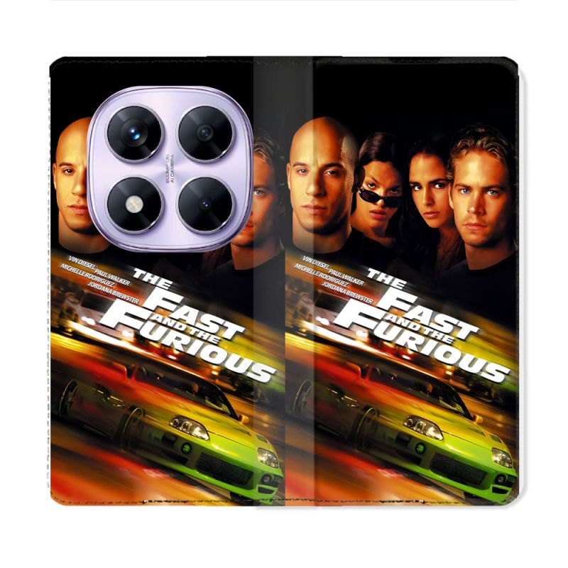 Housse Cuir Portefeuille Pour Xiaomi Redmi Note 14 PRO 4G The Fast And Furious