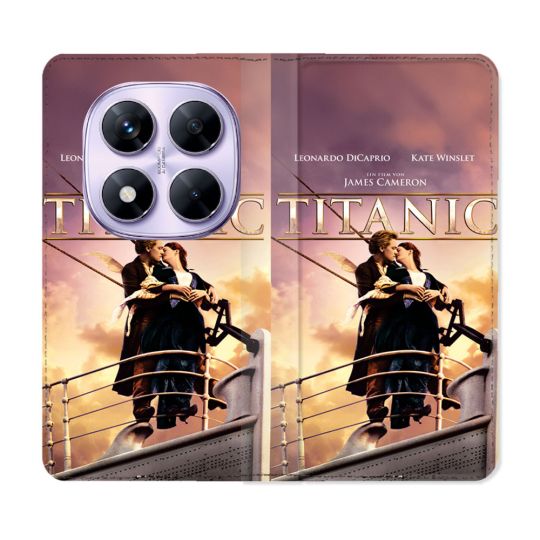 Housse Cuir Portefeuille Pour Xiaomi Redmi Note 14 PRO 4G Titanic