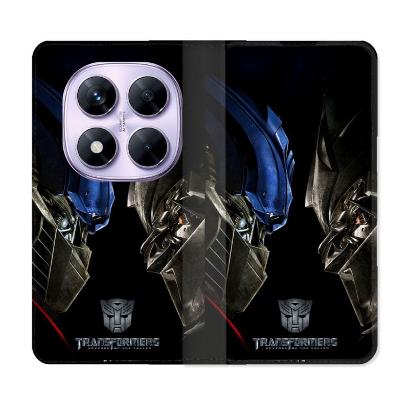 Housse Cuir Portefeuille Pour Xiaomi Redmi Note 14 PRO 4G Transformers