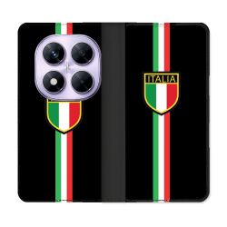 Housse Cuir Portefeuille Pour Xiaomi Redmi Note 14 PRO 4G Voyage Italie 3 Noir