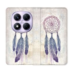 Housse Cuir Portefeuille Pour Xiaomi Redmi Note 14 PRO 4G Zen Attrape Reve Blanc