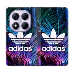 Housse Cuir Portefeuille Pour Xiaomi Redmi Note 14 PRO 5G Adidas Palmier