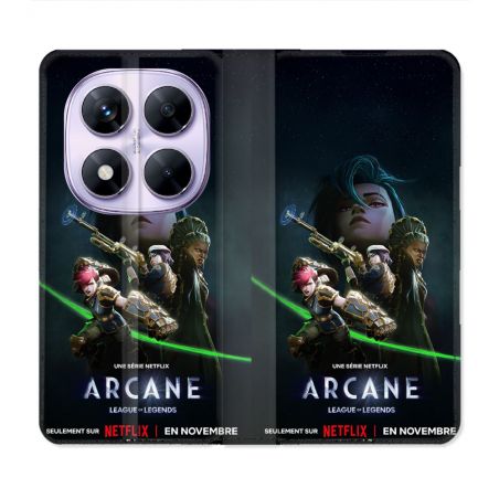 Housse Cuir Portefeuille Pour Xiaomi Redmi Note 14 PRO 5G Arcane Affiche