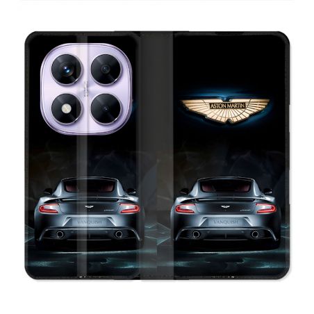 Housse Cuir Portefeuille Pour Xiaomi Redmi Note 14 PRO 5G Aston Martin