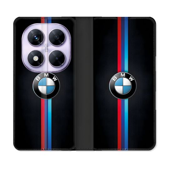 Housse Cuir Portefeuille Pour Xiaomi Redmi Note 14 PRO 5G BMW Logo