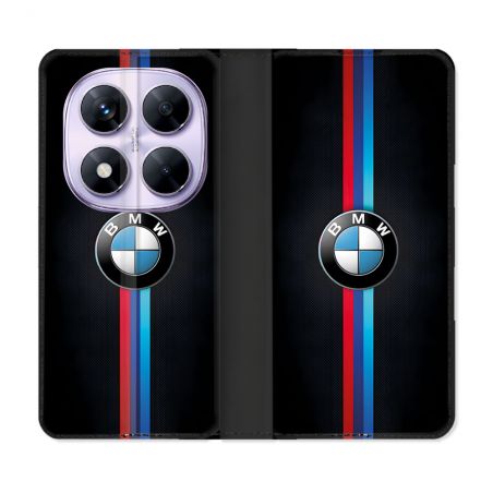 Housse Cuir Portefeuille Pour Xiaomi Redmi Note 14 PRO 5G BMW Logo