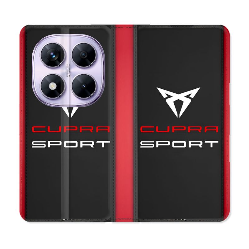 Housse Cuir Portefeuille Pour Xiaomi Redmi Note 14 PRO 5G Cupra