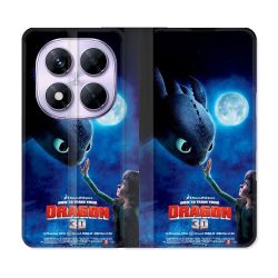 Housse Cuir Portefeuille Pour Xiaomi Redmi Note 14 PRO 5G Dragons Affiche