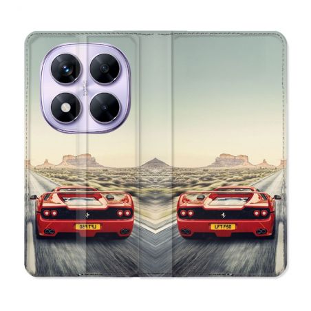 Housse Cuir Portefeuille Pour Xiaomi Redmi Note 14 PRO 5G Ferrari F50