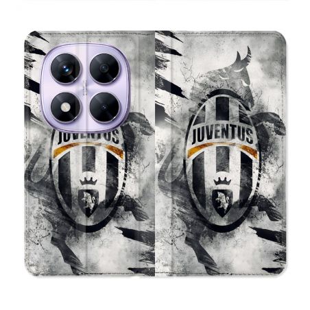 Housse Cuir Portefeuille Pour Xiaomi Redmi Note 14 PRO 5G Foot Juventus Turin
