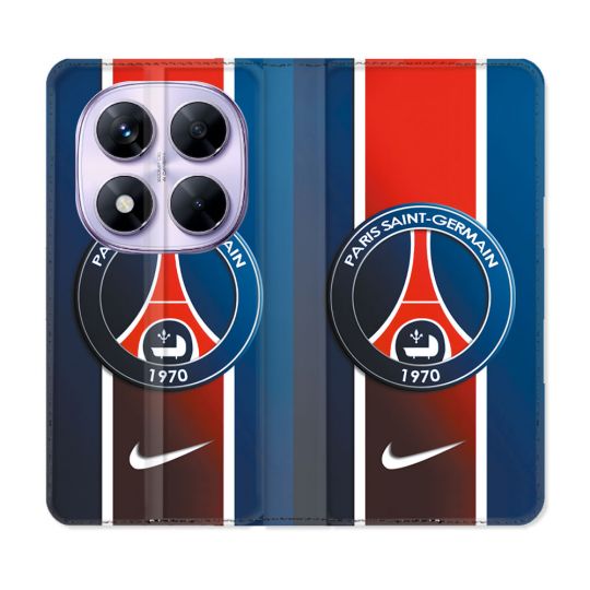 Housse Cuir Portefeuille Pour Xiaomi Redmi Note 14 PRO 5G Foot PSG 1970