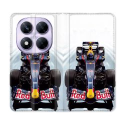 Housse Cuir Portefeuille Pour Xiaomi Redmi Note 14 PRO 5G Formule 1 F1 Red Bull