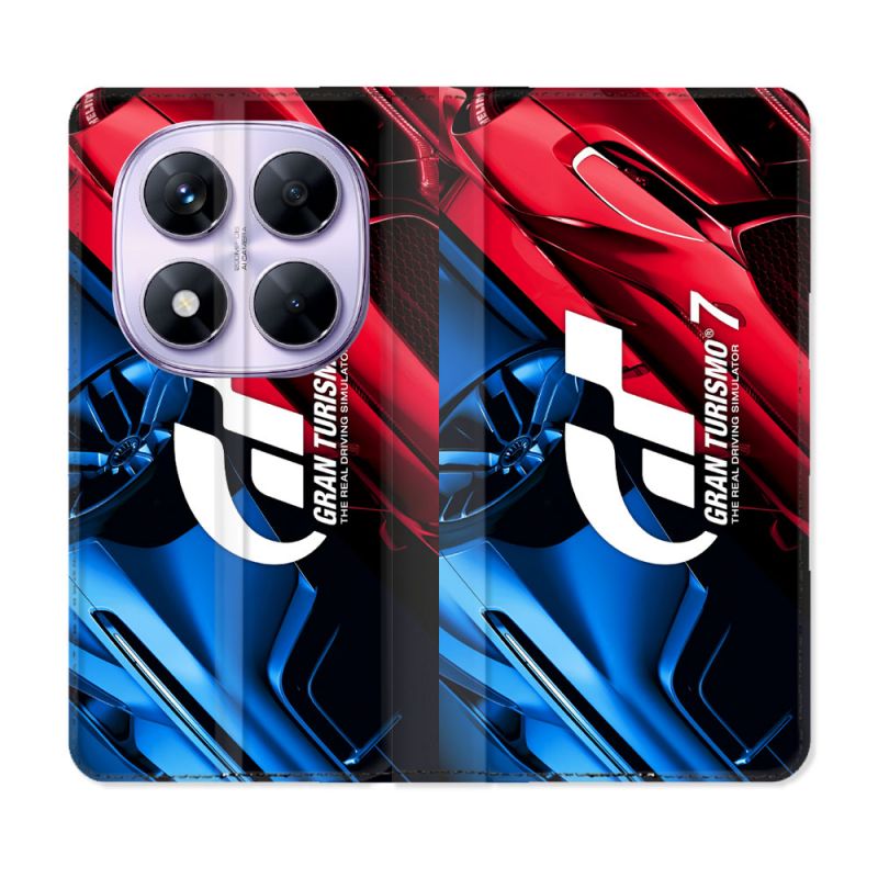 Housse Cuir Portefeuille Pour Xiaomi Redmi Note 14 PRO 5G Gran Turismo