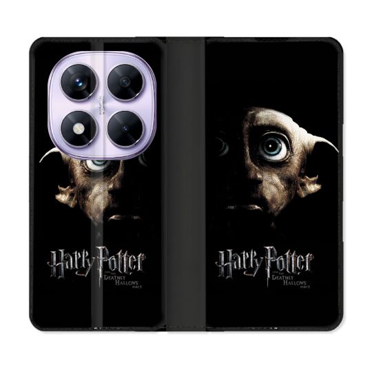 Housse Cuir Portefeuille Pour Xiaomi Redmi Note 14 PRO 5G Harry Potter Hollows Dobby